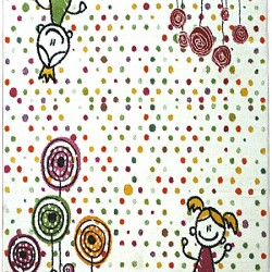 Χαλί μηχανής 133X160 Frieze Bonita 857 Red-Violet