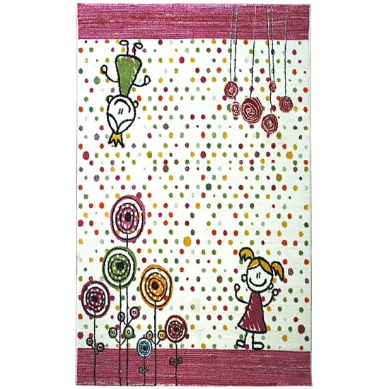 Χαλί μηχανής 133X160 Frieze Bonita 857 Red-Violet Χαλί μηχανής 133X160 Frieze Bonita 857 Red-Violet
