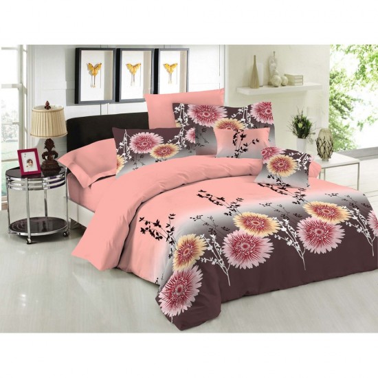 Σετ Πάπλωμα Μονό με Μαξιλαροθήκη 160x240 Chrysanthemum Peach Σετ Πάπλωμα Μονό με Μαξιλαροθήκη 160x240 Chrysanthemum Peach