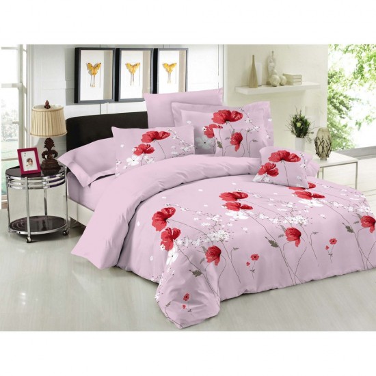Σετ Πάπλωμα Μονό με Μαξιλαροθήκη 160x240 Anemone Pink Σετ Πάπλωμα Μονό με Μαξιλαροθήκη 160x240 Anemone Pink