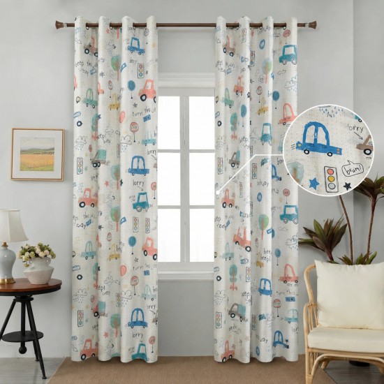 Κουρτίνα Παιδική με Τρουκς Τεμάχιο 270x280 cm Α855-12 Σήματα