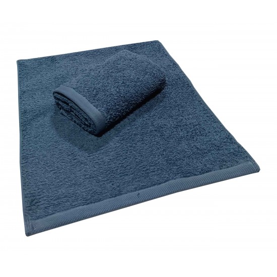 Πετσέτα ΚΟΜΒΟΣ Πεννιέ PLAIN LINE 500γρ/μ2 DARK BLUE Χειρός 30x50 Πετσέτα ΚΟΜΒΟΣ Πεννιέ PLAIN LINE 500γρ/μ2 DARK BLUE Χειρός 30x50
