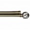 Κουρτινόξυλο Φ28mm Διπλό  Επεκτεινόμενο 120-210cm Με Άκρα  JHDBX-Χρυσό