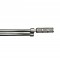 Κουρτινόξυλο Φ19mm Διπλό  Επεκτεινόμενο 160-310cm Με Άκρα SCSZ-Ασημί