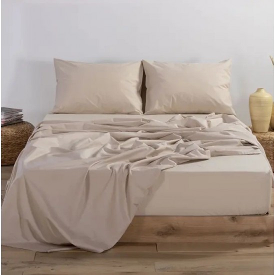 Σεντόνι Μεμονωμένο Μονό Με Λάστιχο Polycotton 100 X 200+30 Mπεζ 1 Σεντόνι Μεμονωμένο Μονό Με Λάστιχο Polycotton 100 X 200+30 Mπεζ 1