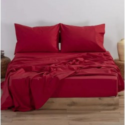 Σεντόνι Μεμονωμένο Διπλό Με Λάστιχο Polycotton 160 X 200+30 Μπορντό Σεντόνι Μεμονωμένο Διπλό Με Λάστιχο Polycotton 160 X 200+30 Μπορντό