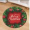 Ταπέτο Χριστουγεννιάτικο στρόγγυλο Crystal Velvet 90×90 cm Σχ-4