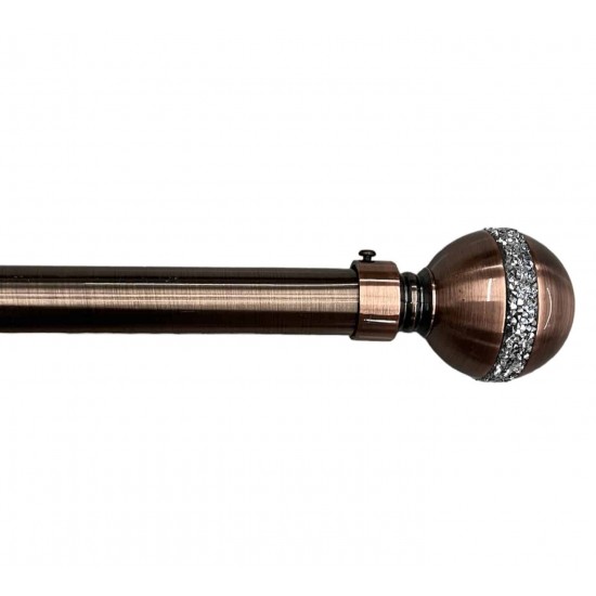 Κουρτινόξυλο Φ28mm Διπλό Επεκτεινόμενο 120-210cm Με Άκρα Κουρτινόξυλο Φ28mm Διπλό Επεκτεινόμενο 120-210cm Με Άκρα