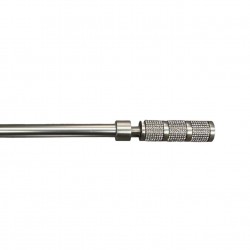 Κουρτινόξυλο Φ19mm Μονό Επεκτεινόμενο 120-210cm Με Άκρα  SCSZ-Ασημί Ματ