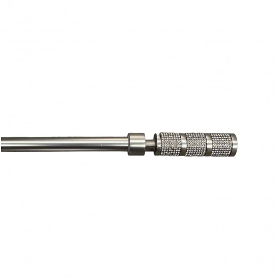 Κουρτινόξυλο Φ19mm Μονό Επεκτεινόμενο 120-210cm Με Άκρα SCSZ-Ασημί Ματ Κουρτινόξυλο Φ19mm Μονό Επεκτεινόμενο 120-210cm Με Άκρα SCSZ-Ασημί Ματ