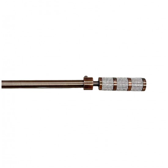 Κουρτινόξυλο Φ19mm Μονό Επεκτεινόμενο 120-210cm Με Άκρα SCSZ-Μπρονζέ Κουρτινόξυλο Φ19mm Μονό Επεκτεινόμενο 120-210cm Με Άκρα SCSZ-Μπρονζέ