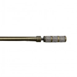 Κουρτινόξυλο Φ19mm Μονό Επεκτεινόμενο 120-210cm Με Άκρα SCSZ-Χρυσό