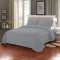 Σετ Κουβερλί Marwa  Microfiber  220x240 Υπέρδιπλο  Μονόχρωμο Γκρι