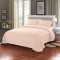 Σετ Κουβερλί Marwa  Microfiber 220x240 Υπέρδιπλο Μονόχρωμο Σομόν