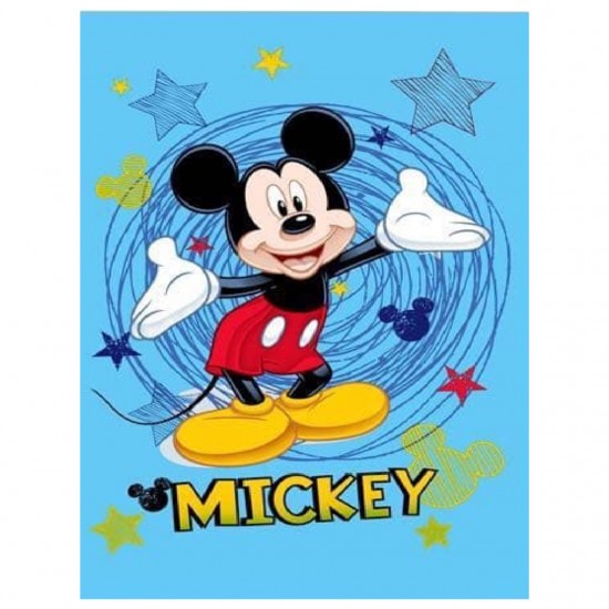 Κουβέρτα Βελουτέ Μονή Disney Mickey   160x220