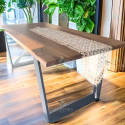 Τραβέρσα  40x180 cm Με Κέντημα C-3 Μπεζ