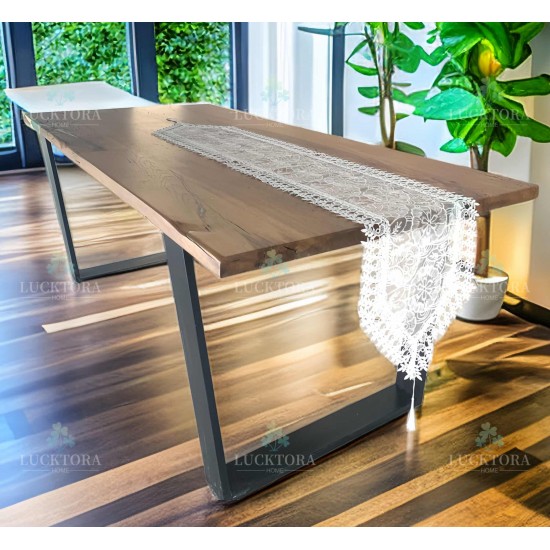 Τραβέρσα 40x180 cm Με Κέντημα C-5 Λευκό Τραβέρσα 40x180 cm Με Κέντημα C-5 Λευκό