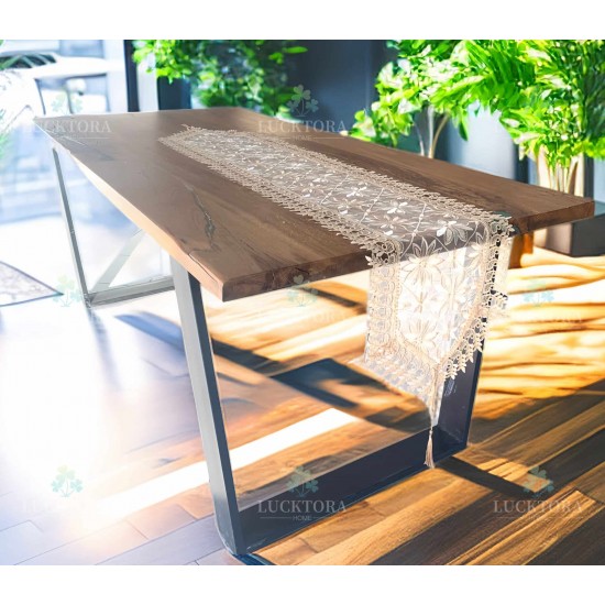 Τραβέρσα 40x180 cm Με Κέντημα C-1 Λευκό Τραβέρσα 40x180 cm Με Κέντημα C-1 Λευκό