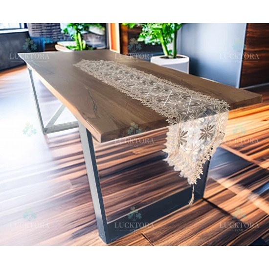 Τραβέρσα 40x180 cm Με Κέντημα C-1 Μπεζ Τραβέρσα 40x180 cm Με Κέντημα C-1 Μπεζ