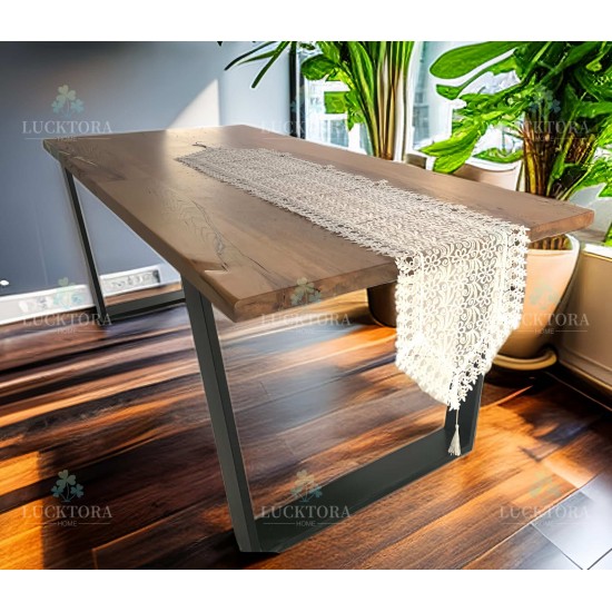 Τραβέρσα 40x180 cm Με Κέντημα C-2 Λευκό Τραβέρσα 40x180 cm Με Κέντημα C-2 Λευκό