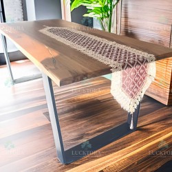 Τραβέρσα  40x180 cm Με Κέντημα C-3 Κόκκινο