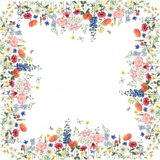 Τραβέρσα Αλέκιαστο 40x180εκ FLOWERS