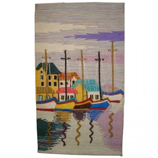Υφαντή παραδοσιακή Πάντα Τοίχου 60 x 50 Art 17