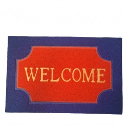 Πατάκι Εισόδου Welcome 40x60 Μπλε & Κόκκινο Πατάκι Εισόδου Welcome 40x60 Μπλε & Κόκκινο