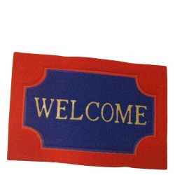 Πατάκι Εισόδου Welcome 40x60 Κόκκινο & Μπλε Πατάκι Εισόδου Welcome 40x60 Κόκκινο & Μπλε