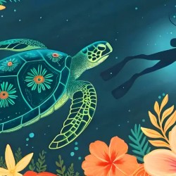 Πετσέτα Θαλάσσης 75x150 cm Caretta caretta Πετσέτα Θαλάσσης 75x150 cm Caretta caretta