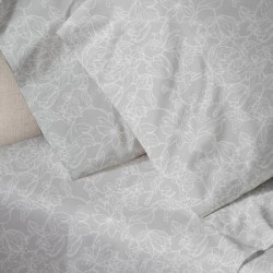 Σετ Σεντόνια Menta Διπλά (200X250) Εμπριμέ 020 Sunshine Grey Σετ Σεντόνια Menta Διπλά (200X250) Εμπριμέ 020 Sunshine Grey