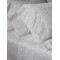 Σετ Σεντόνια  Menta  Διπλά (200X250)  Εμπριμέ 020 Sunshine Grey