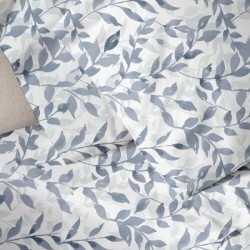 ετ Σεντόνια Menta Διπλά (200X250) Εμπριμέ 050 Blue ετ Σεντόνια Menta Διπλά (200X250) Εμπριμέ 050 Blue