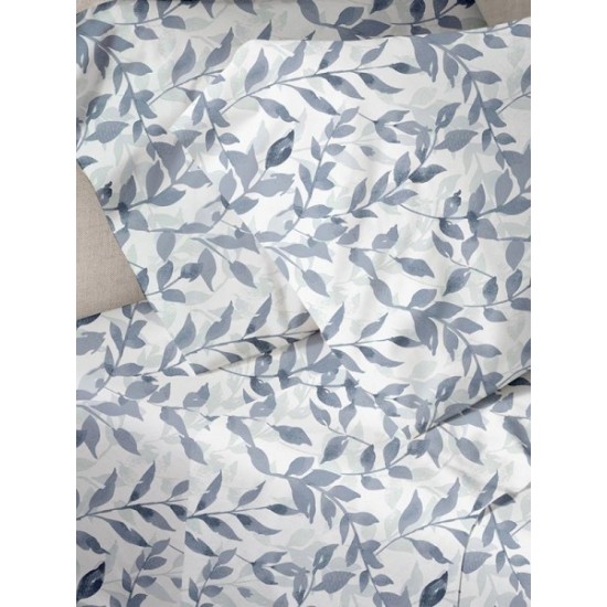 ετ Σεντόνια Menta Διπλά (200X250) Εμπριμέ 050 Blue ετ Σεντόνια Menta Διπλά (200X250) Εμπριμέ 050 Blue
