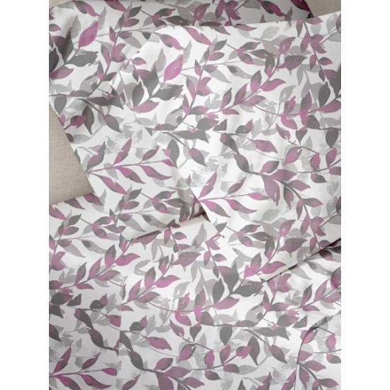 Σετ Σεντόνια Menta Διπλά (200X250) Εμπριμέ 050 Sunshine Violet Σετ Σεντόνια Menta Διπλά (200X250) Εμπριμέ 050 Sunshine Violet