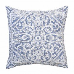 Διακοσμητική Μαξιλαροθήκη 45Χ45 Dimeco Στόφα Capri Blue Διακοσμητική Μαξιλαροθήκη 45Χ45 Dimeco Στόφα Capri Blue