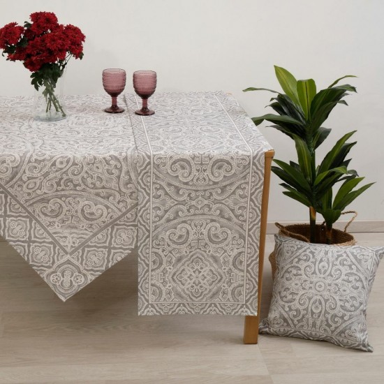 Τραπεζομάντηλο Dimeco Στόφα Ράνερ 35Χ100cm Capri Grey Τραπεζομάντηλο Dimeco Στόφα Ράνερ 35Χ100cm Capri Grey