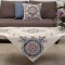 Τραπεζομάντηλο Dimeco Στόφα Καρέ 100x100cm Morena Blue