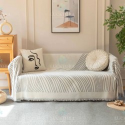 Ριχτάρι Τριθέσιου Καναπέ 180x280cm Chenille Με Κρόσια C 3-11 Ριχτάρι Τριθέσιου Καναπέ 180x280cm Chenille Με Κρόσια C 3-11