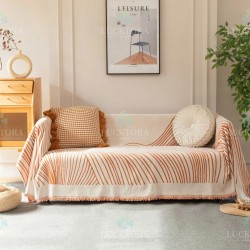 Ριχτάρι Τριθέσιου Καναπέ 180x280cm Chenille Με Κρόσια C 3-3 Ριχτάρι Τριθέσιου Καναπέ 180x280cm Chenille Με Κρόσια C 3-3