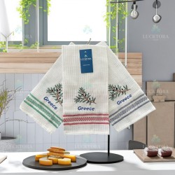 Ποτηρόπανα Κουζίνας –  40Χ60CM Ελιά-1