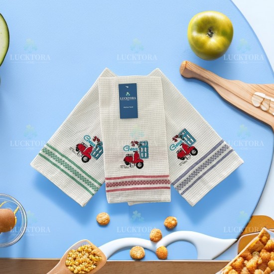 Ποτηρόπανα Κουζίνας – Μηχανάκι – 40Χ60CM