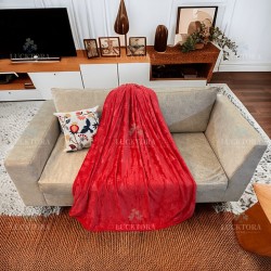 Κουβέρτα Fleece Coral Μονή 160X220CM-SDYHX-Κόκκινο