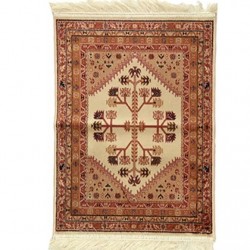 Χαλάκι-Διάδρομος  Viscose  50x70cm  TREE OF LIFE Μπέζ
