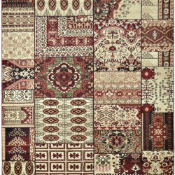 Χαλί μηχανής  CORDOBA  834 Cherry -BLACK 160x230cm