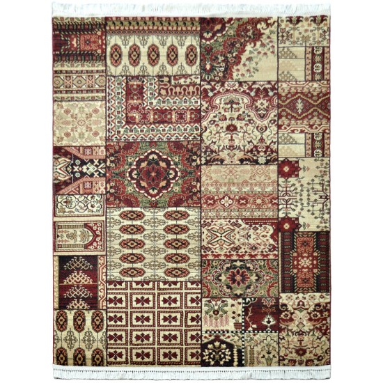 Χαλί μηχανής  CORDOBA  834 Cherry -BLACK 160x230cm