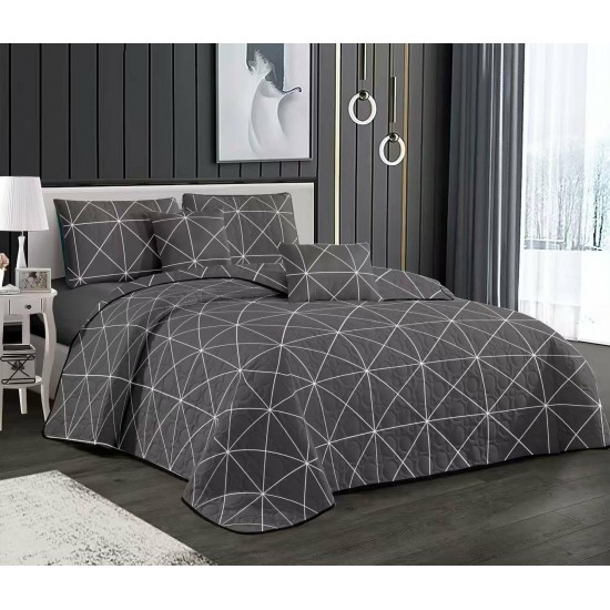 Σετ Κουβερλί Υπέρδιπλο 220Χ240 Microfiber Spr-302 Σετ Κουβερλί Υπέρδιπλο 220Χ240 Microfiber Spr-302