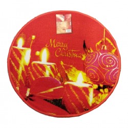 Χαλάκι στρόγγυλο Christmas 70x70 No-12