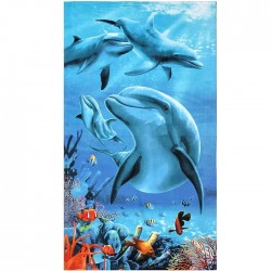 Πετσέτα Θαλάσσης 100 x180  Dolphin  336