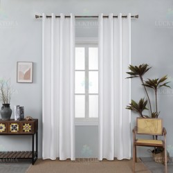 Ετοιμη Κουρτίνα Με ΤρουκςΤεμάχιο 140Χ270cm ΑD6039- 8 Λευκό Ετοιμη Κουρτίνα Με ΤρουκςΤεμάχιο 140Χ270cm ΑD6039- 8 Λευκό